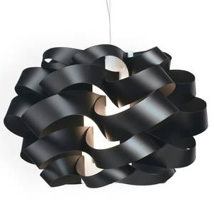 Pendelleuchte Cloud Polyacryl - 1-flammig - Schwarz - Durchmesser: 50 cm