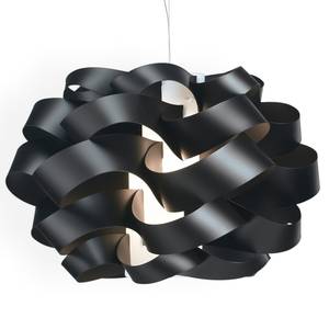 Hanglamp Cloud polyacryl - 1 lichtbron - Zwart - Diameter: 40 cm