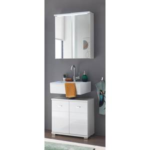 Armoire à miroir Wyntoon Avec éclairage - Blanc - Largeur : 60 cm