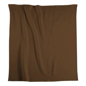Plaid Uno Soft Tissu mélangé - Marron chocolat - 150 x 200 cm