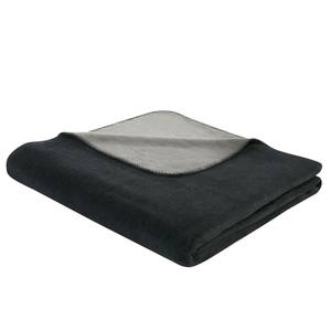 Plaid Duo Cotton textielmix - Zwart/grijs