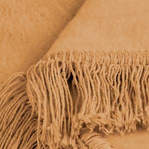 Plaid Cover Cotton Tissu mélangé - Ocre - 50 x 200 cm