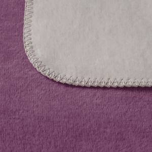 Plaid Duo Cotton Melange textielmix - Grijs/bessenkleurig