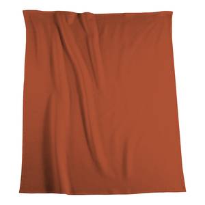 Plaid Uno Soft Mischgewebe - Terracotta - 150 x 200 cm