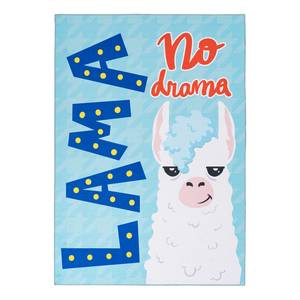 Kindervloerkleed My Torino Drama Lama II chenille - blauw - 160 x 230 cm