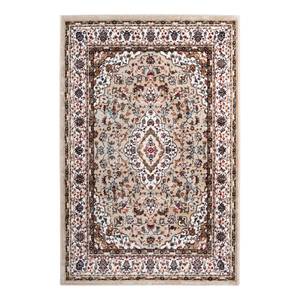 Laagpolig vloerkleed Isfahan I polyester - Beige - 160 x 230 cm