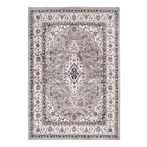 Laagpolig vloerkleed Isfahan I polyester - Grijs - 160 x 230 cm