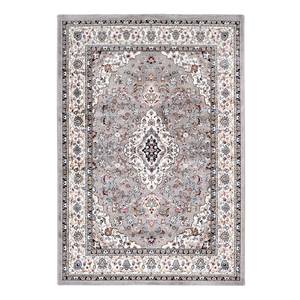 Laagpolig vloerkleed Isfahan I polyester - Grijs - 200 x 290 cm