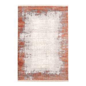 Laagpolig vloerkleed My Laos zacht polyester - Terracotta - 80 x 235 cm