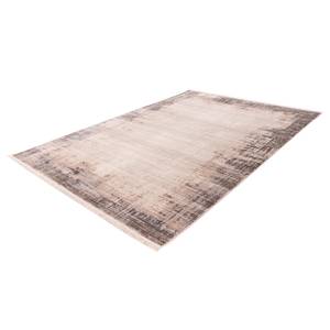 Laagpolig vloerkleed My Laos zacht polyester - Taupe - 80 x 235 cm