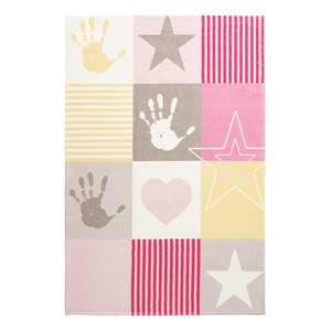 Kindervloerkleed My Stars III polyester - roze - 160 x 230 cm