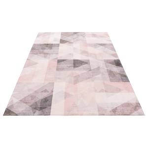 Laagpolig vloerkleed My Delta polyester - Lichtroze - 160 x 230 cm