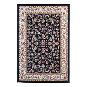 Laagpolig vloerkleed Isfahan II polyester - Marineblauw - 200 x 290 cm