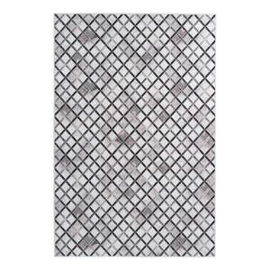 Tapis My Bonanza III Polyester - Blanc / Gris - 80 x 150 cm