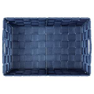 Corbeilles Adria I (lot de 2) Matière plastique - Bleu foncé - 30 x 15 cm