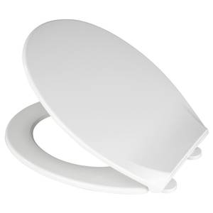 Sièges WC Kos (lot de 2) Thermoplastique / Matière plastique - Blanc - Fermeture amortie