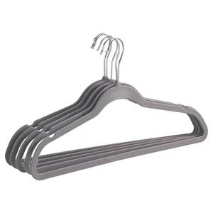 Cintres Wendat (lot de 15) Matière plastique - Gris