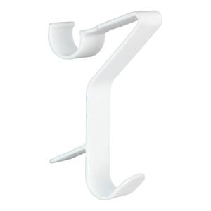 Porte-serviettes Flexi (lot de 6) Matière plastique - Blanc