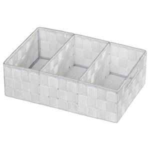 Organiseur Adria II Polypropylène - Blanc - Lot de 2