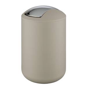 Poubelles Brasil 6,5 L (lot de 2) Matière plastique - Taupe