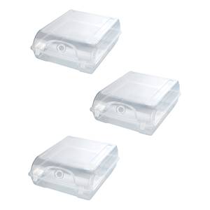 Boîtes à chaussures Sevran I (lot de 3) Polypropylène - Transparent - 29 x 13 cm