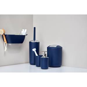 Set salle de bain Brasil (4 élém.) Matière plastique- Bleu foncé