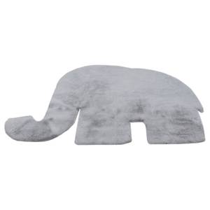 Kinderteppich My Luna Elefant Soft Mikropolyester - Silber
