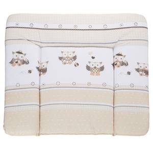 Wickelauflage Folie Eulenbaby I Beige