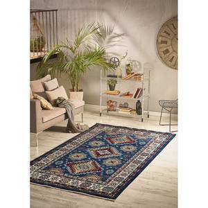 Tapis oriental Ornament 1354 Polyester - Aspect soie - Bleu - 240 x 340 cm