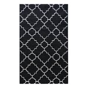 Laagpolig vloerkleed Trend 7410 kunstvezels - zwart/wit - 200 x 290 cm