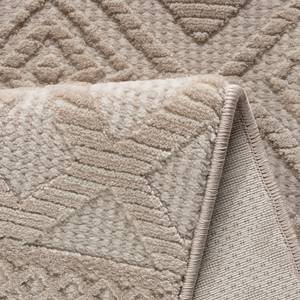 Kurzflorteppich Luxury 6100 Polyester - Hellbeige - 80 x 150 cm