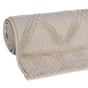 Kurzflorteppich Luxury 6200 I Polyester - Beige - 80 x 150 cm