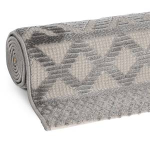 Laagpolig vloerkleed Luxury 6100 polyester - Grijs - 80 x 150 cm