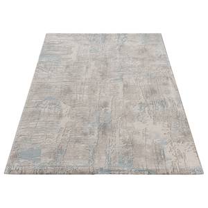 Laagpolig vloerkleed Amatis 6630 polyester - blauw/beige - 80 x 150 cm