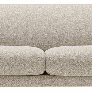 Sofa Ginger (3-Sitzer) Flachgewebe - Flachgewebe Shina: Beige - Schwarz