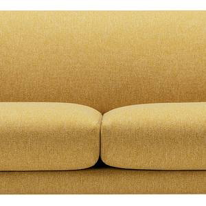 Sofa Ginger (3-Sitzer) Flachgewebe - Flachgewebe Shina: Safrangelb - Schwarz
