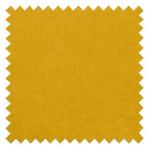 Fauteuil Grape Velours - Velours Houki: Jaune moutarde - Noir