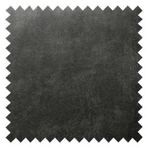 Repose-pieds capitonné Powder Imitation cuir - Microfibre Hila: Anthracite - Noir