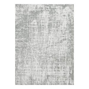 Kurzflorteppich Carina II Baumwolle / Polyester - Grau - 160 x 230 cm