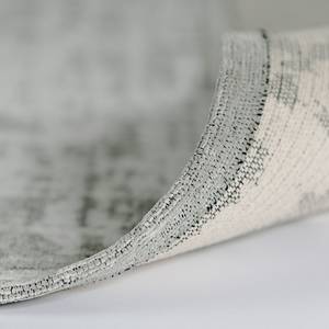 Kurzflorteppich Carina II Baumwolle / Polyester - Grau - 160 x 230 cm