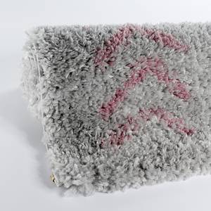Shaggy-vloerkleed Ethno 8685 polypropeen - Grijs/pink - 160 x 230 cm