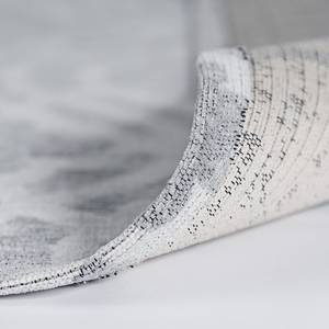 Laagpolig vloerkleed Carina I katoen/polyester - Grijs - 120 x 170 cm