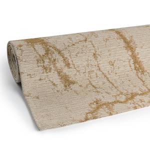 Laagpolig vloerkleed Carina V katoen/polyester - Beige - 120 x 170 cm