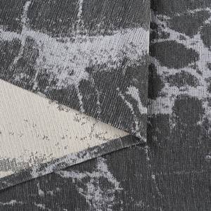Laagpolig vloerkleed Carina V katoen/polyester - Zwart - 120 x 170 cm