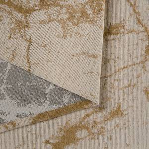 Laagpolig vloerkleed Carina V katoen/polyester - Beige - 80 x 150 cm