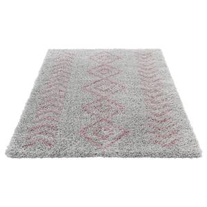 Shaggy Ethno 8685 Polypropylen - Grau / Pink - 120 x 170 cm