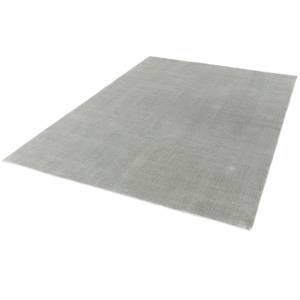 Vloerkleed Aura geweven stof - Zilver - 140 x 200 cm