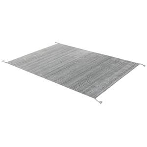 Tapis Alura Tissu mélangé - Gris - 140 x 200 cm