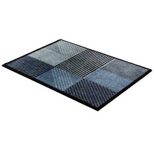 Fußmatte Manhattan II Webstoff - Türkis - 50 x 70 cm