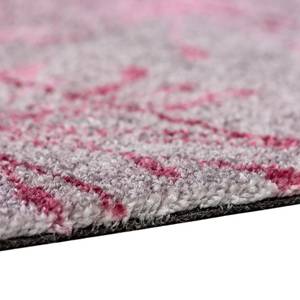 Fußmatte Manhattan I Webstoff - Grau / Rosé - 67 x 100 cm